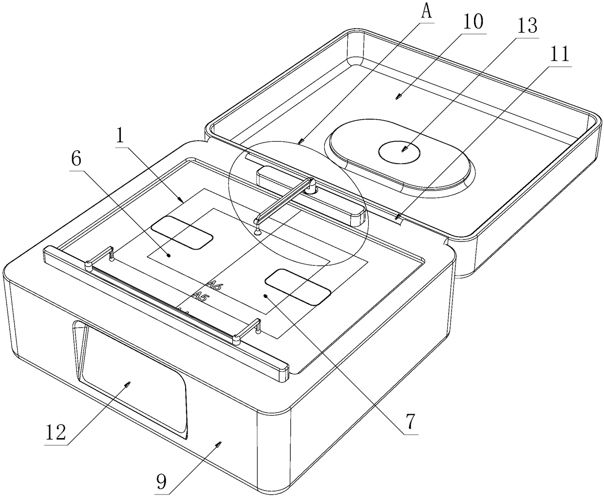 Full-automatic page turning scanning instrument