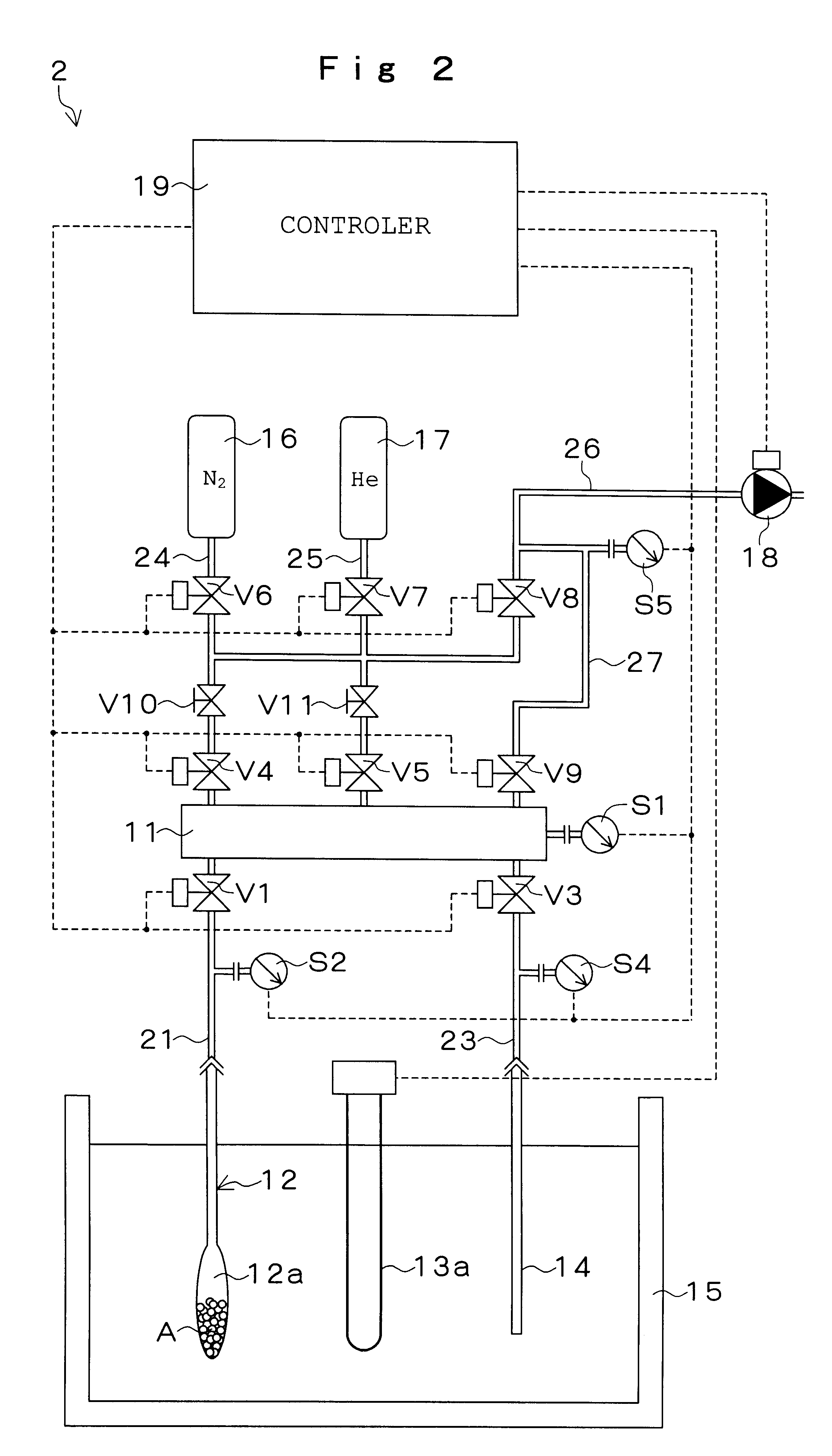 Method and apparatus for measuring amount of gas adsorption