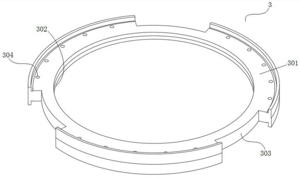 Supporting device for front filter lens of space solar telescope