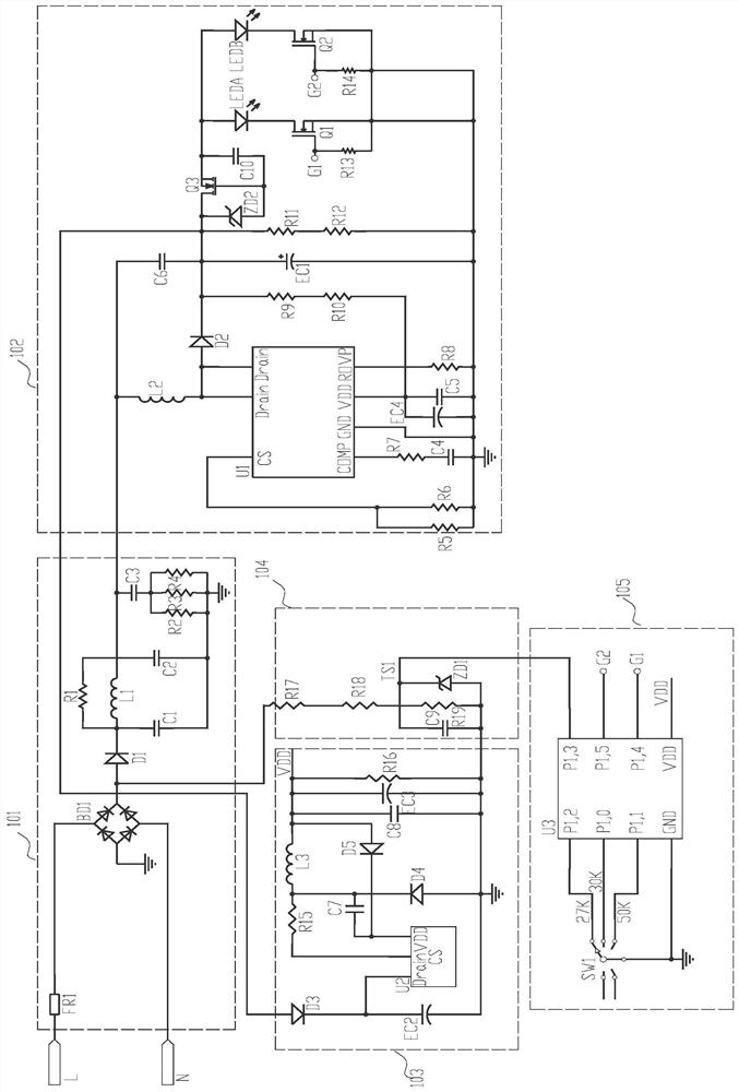 Intelligent lamp and color cutting detection circuit and color cutting detection method thereof