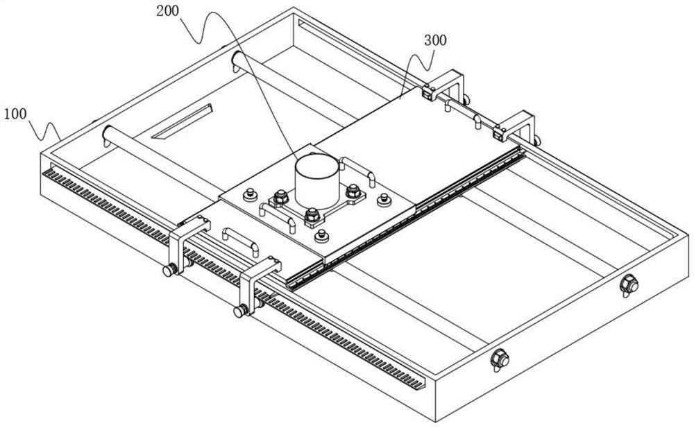 Air compressor cylinder body multi-hole machining device with auxiliary positioning mechanism