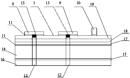 A kind of igbt power module chip temperature calibration device and its temperature correction method