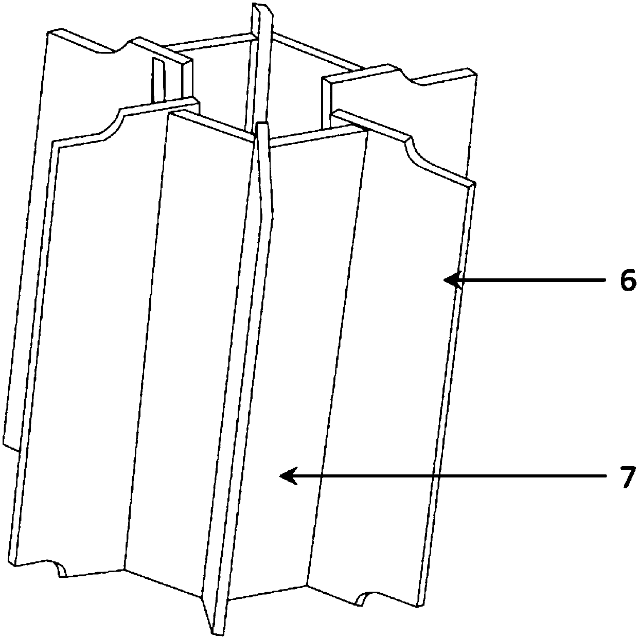 Reticulated shell structure and box type joint support of reticulated shell structure