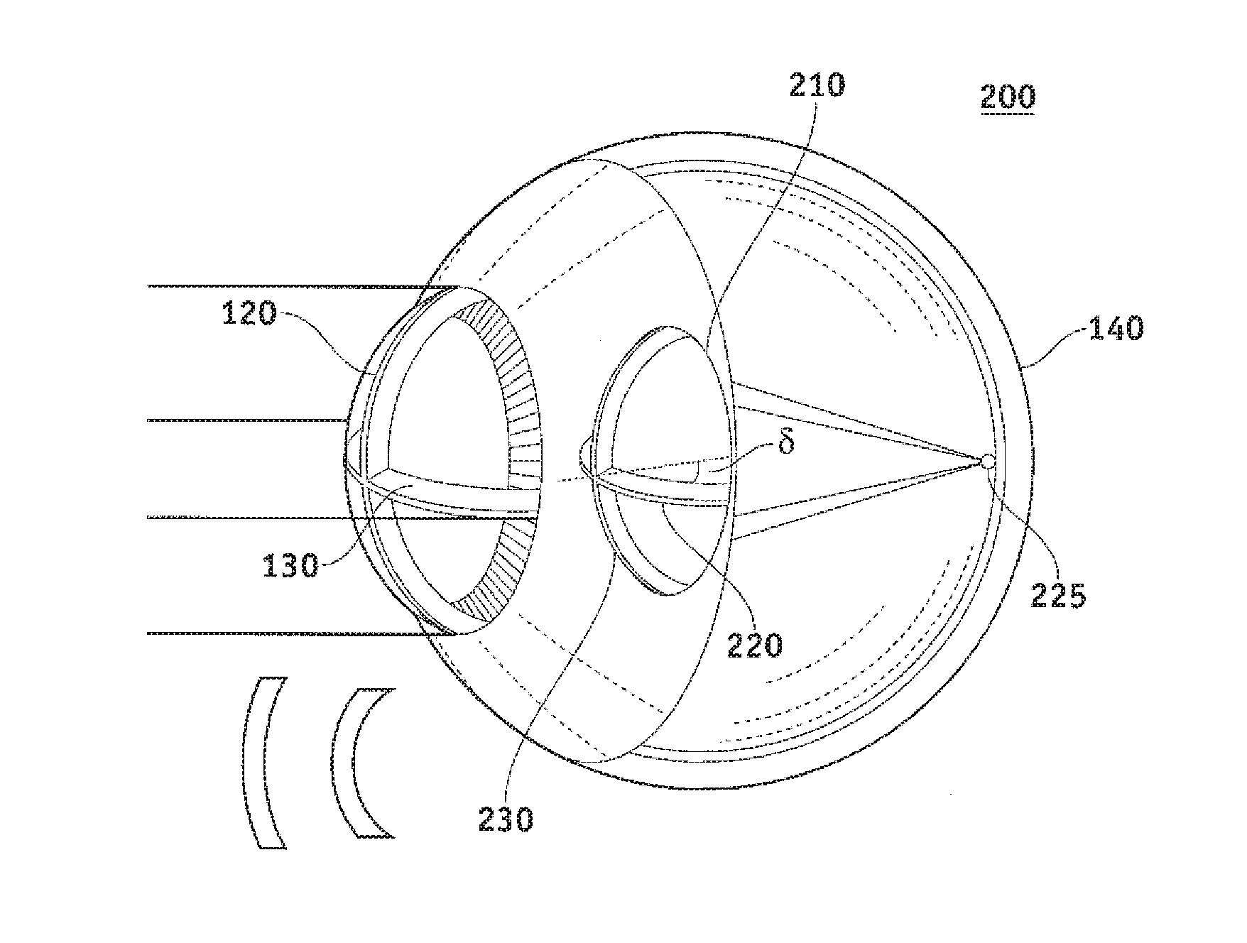 Toric lens with decreased sensitivity to cylinder power and rotation and method of using the same