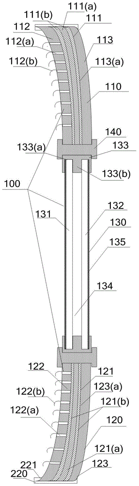 High-speed rail sound barrier device and installation assembly thereof