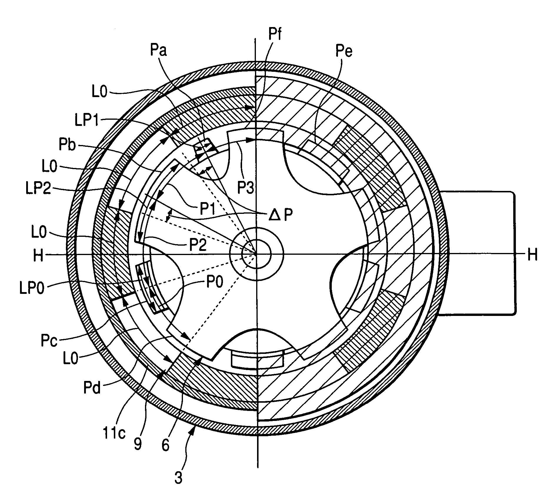 Stepping motor for generating vibration