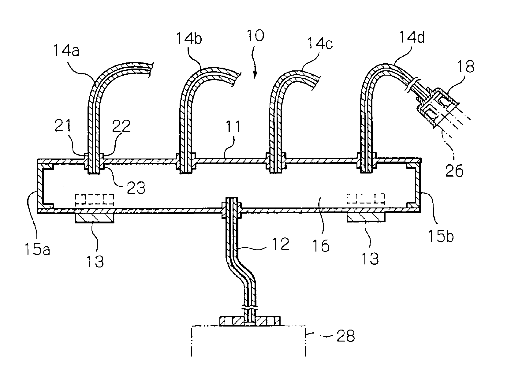 Fuel rail assembly and forming method