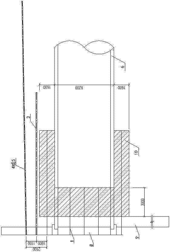 Horizontal freezing and pipe shed combined subway shield tunnel reinforcing tip and method