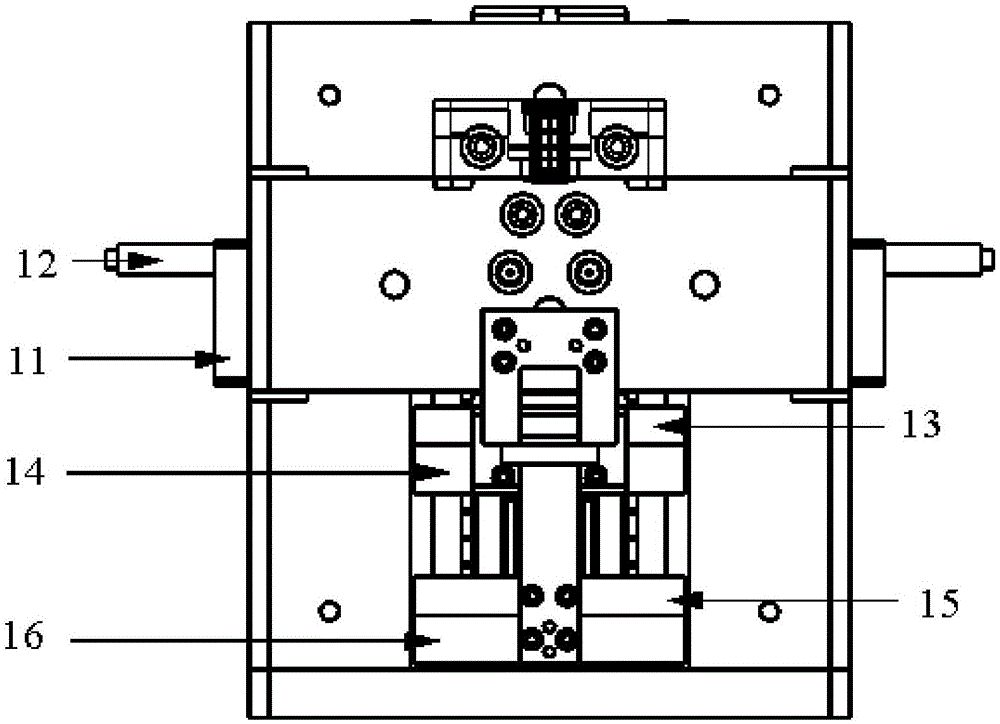 Zinc alloy die-casting die ejection mechanism