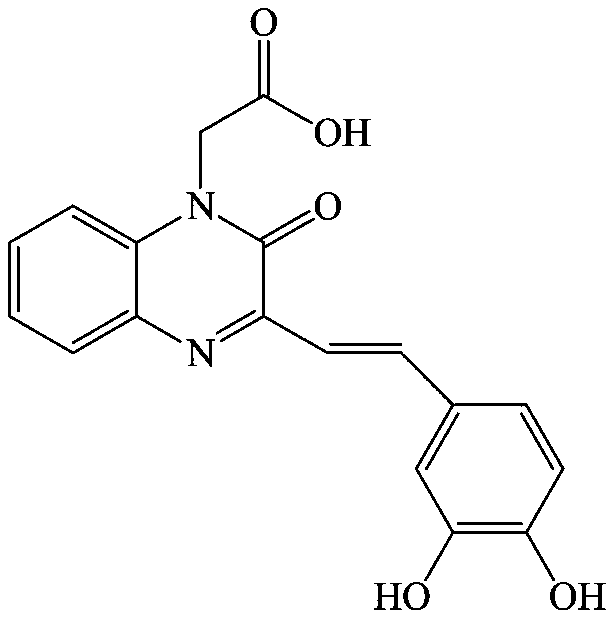 Structure, preparation method and application of quinoxalinone derivative