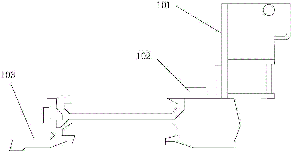 Measuring system and method for horizontal movement included angle of scraper conveyor