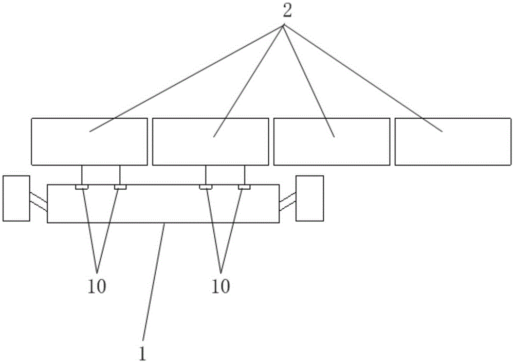 Measuring system and method for horizontal movement included angle of scraper conveyor