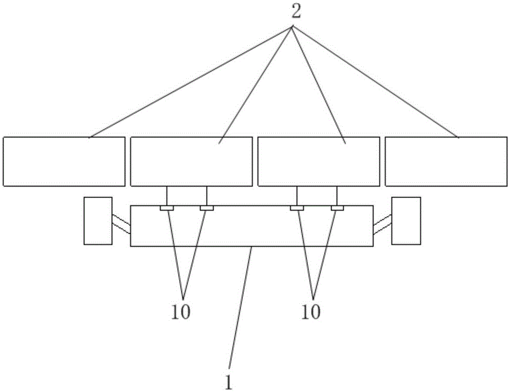 Measuring system and method for horizontal movement included angle of scraper conveyor