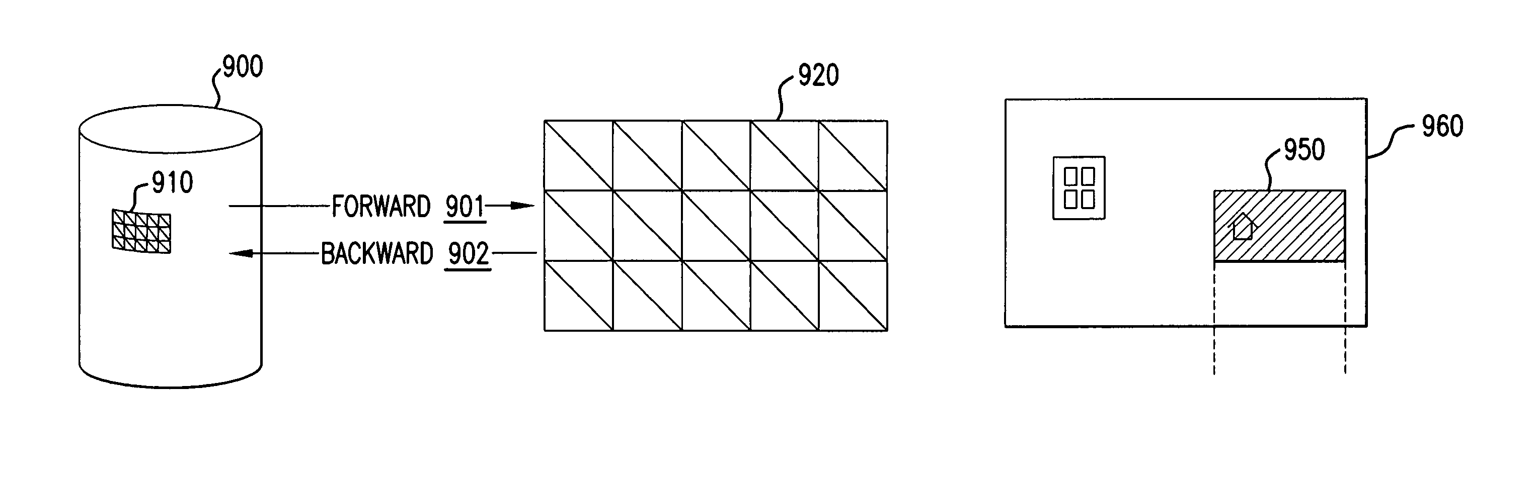 Efficient rendering of panoramic images, and applications thereof
