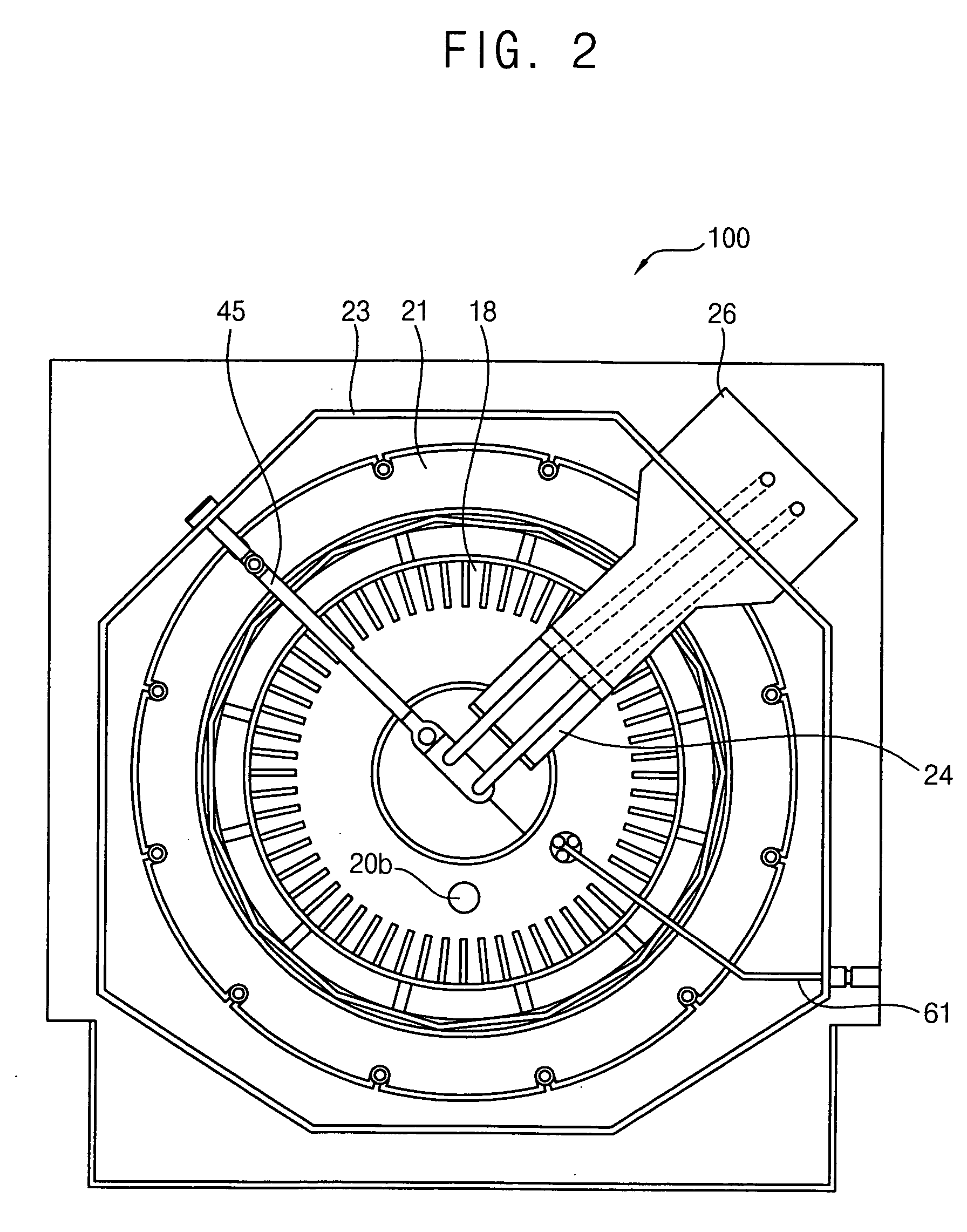 Combination of showerhead and temperature control means for controlling the temperature of the showerhead, and deposition apparatus having the same