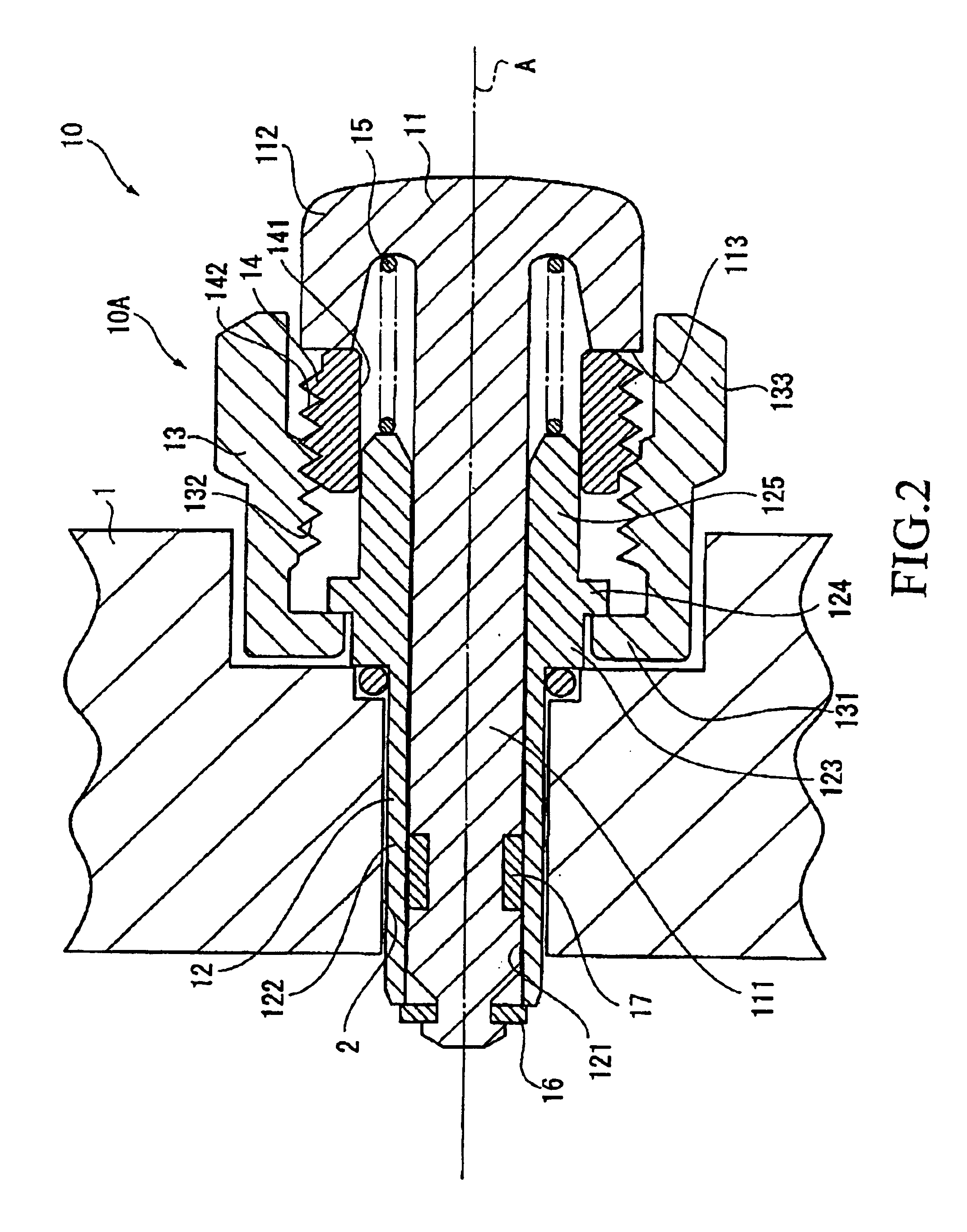 Lockable pushbutton actuator for a display device such as a watch