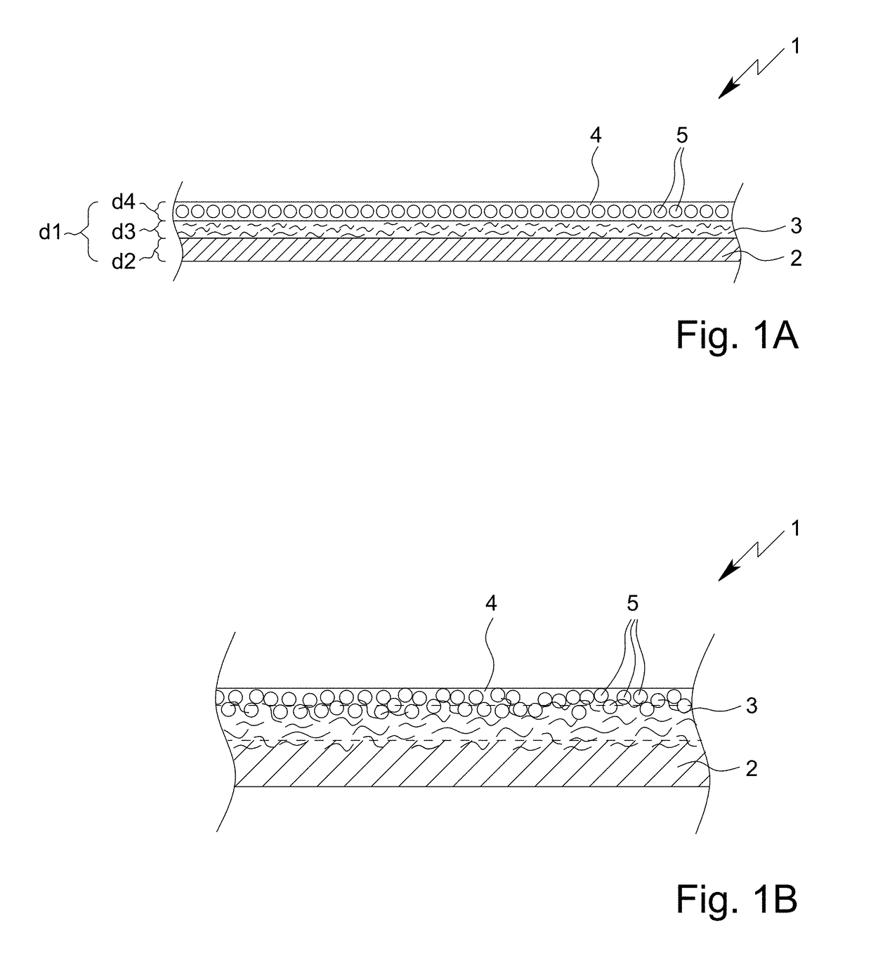 Textile protective material of a new type and method for producing same