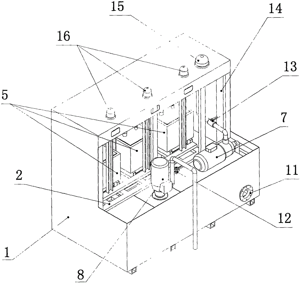 Cutting fluid purification equipment capable of treating residues online