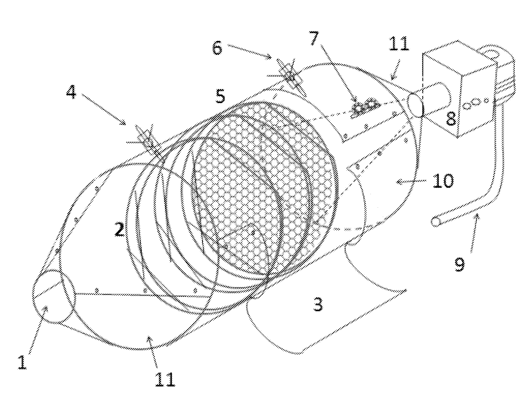 Utilization of a Peridotite-type Rock for the Treatment of CO2 from a CO2-emitting Industrial Plant