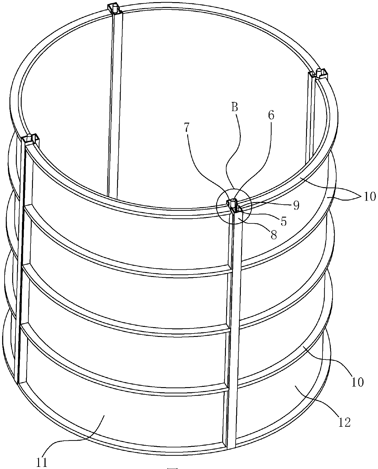 Detachable movable water treatment functional pool