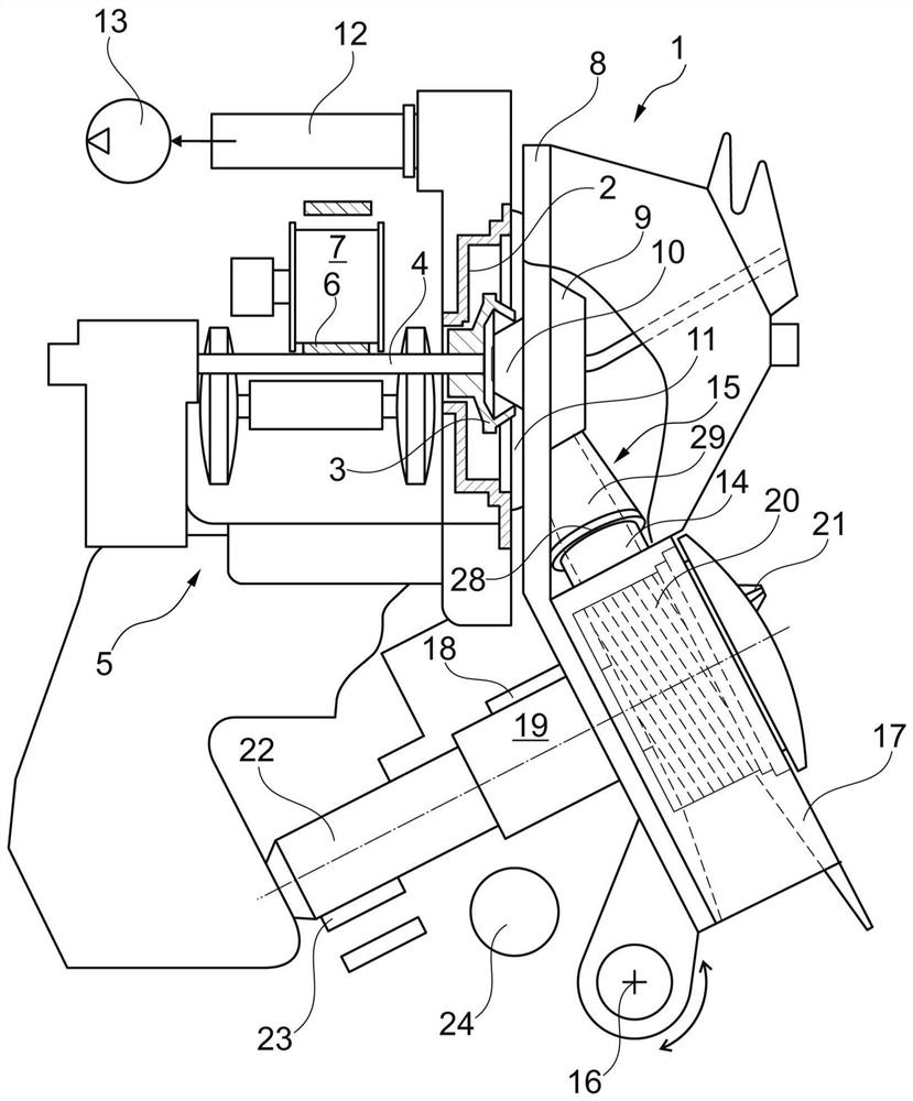 Fiber Channel Mechanism for Free End Spinning Device with Locking Connection