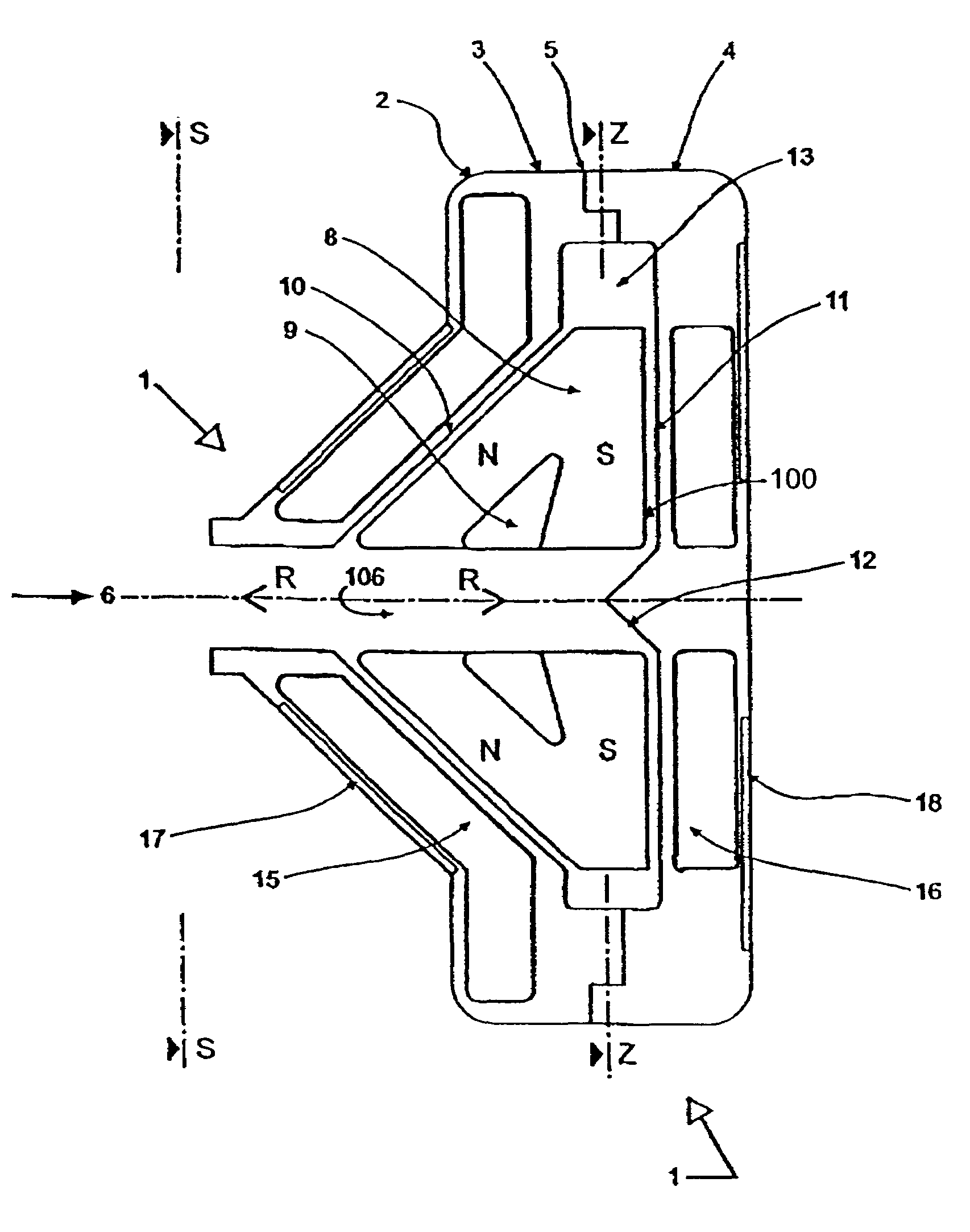 Rotary pump with hydrodynamically suspended impeller
