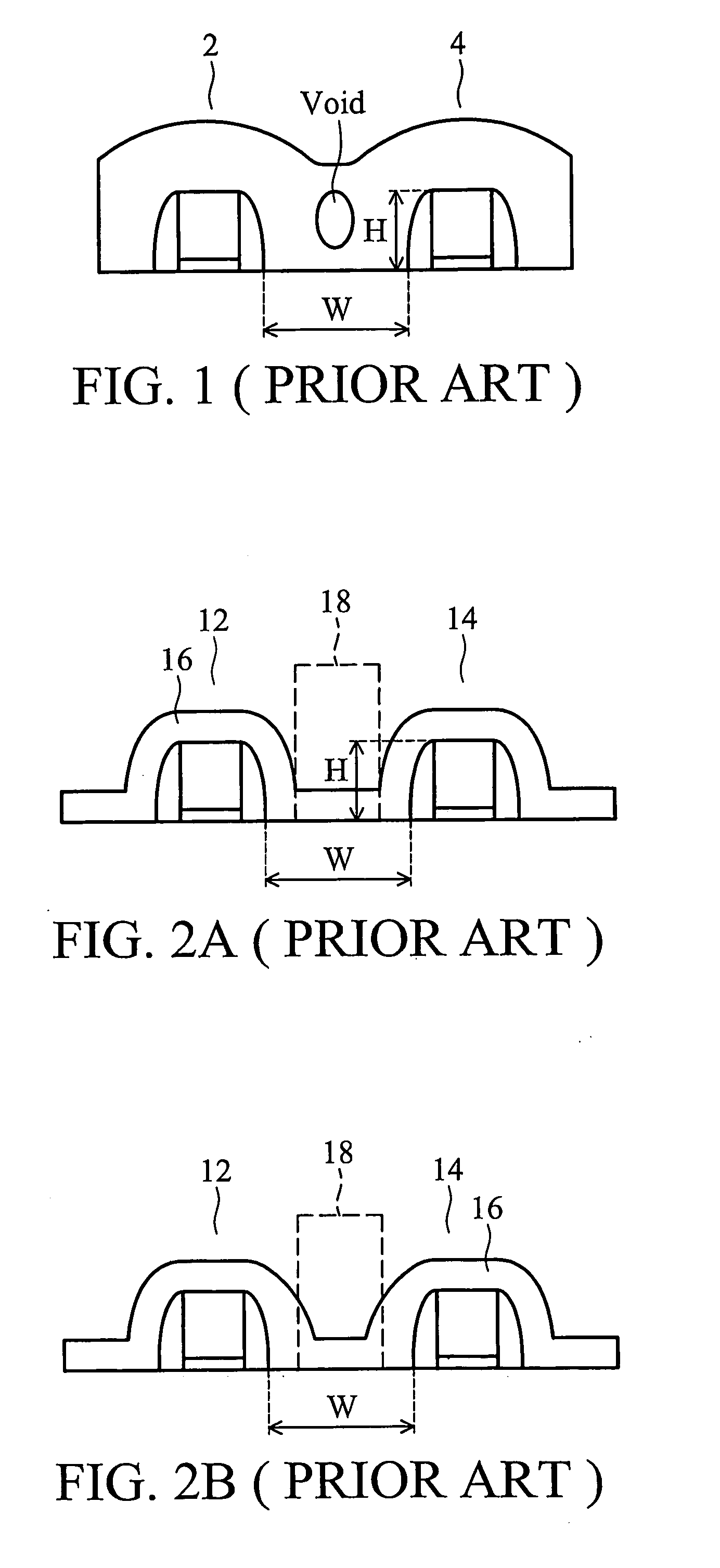 CMOS devices with improved gap-filling