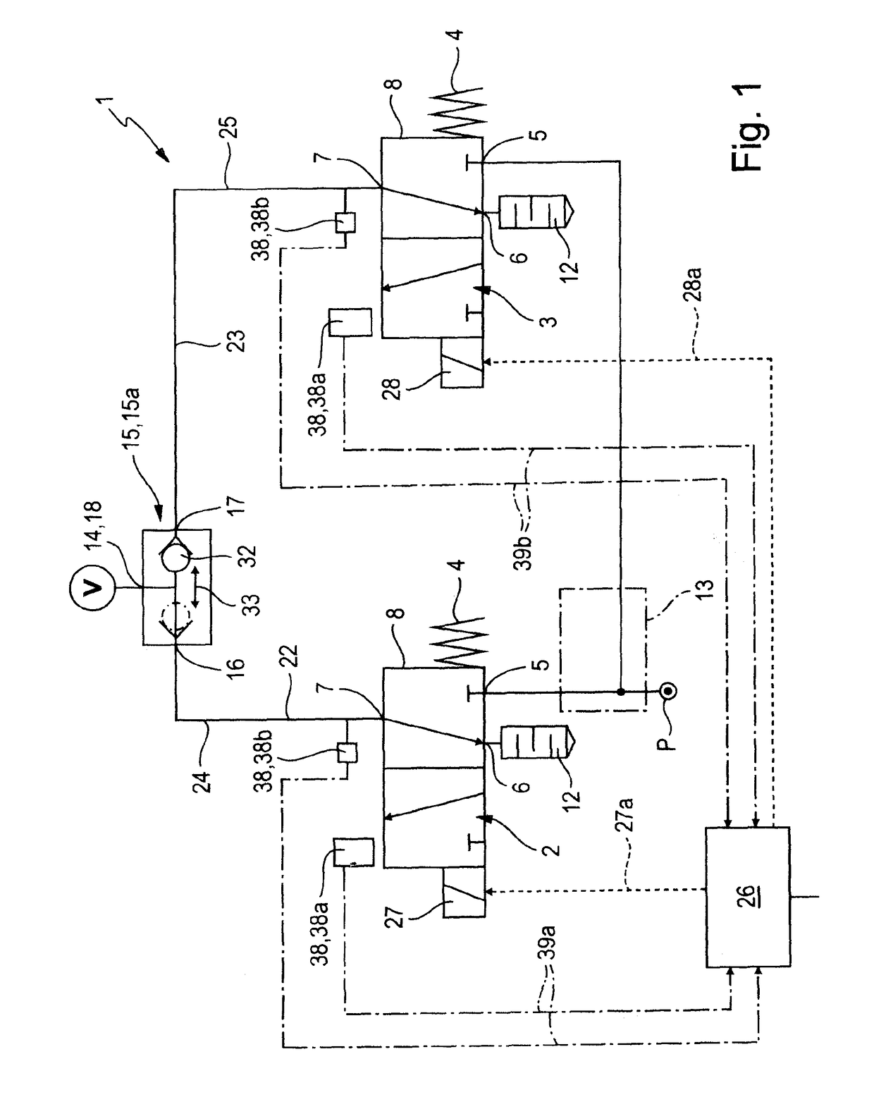 Compressed-air system having a safety function and method for operating such a compressed-air system