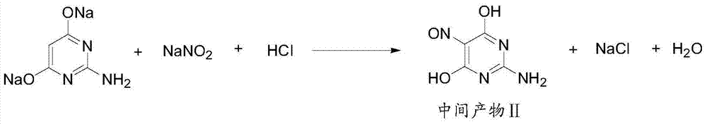 Method for synthesizing 2,5-diamino-4,6-dihydroxypyrimidine hydrochloride