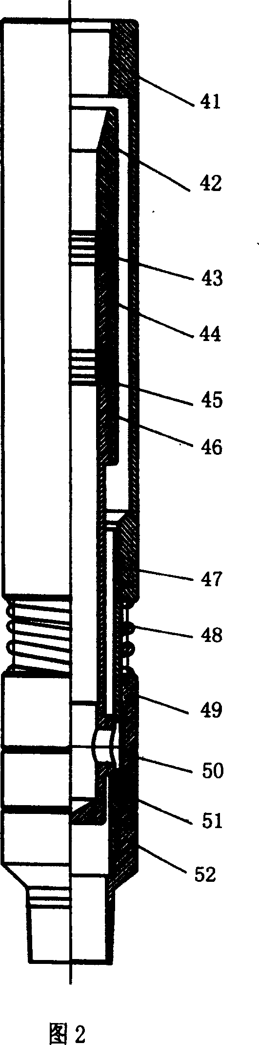 Separate layer gas injection tube pile