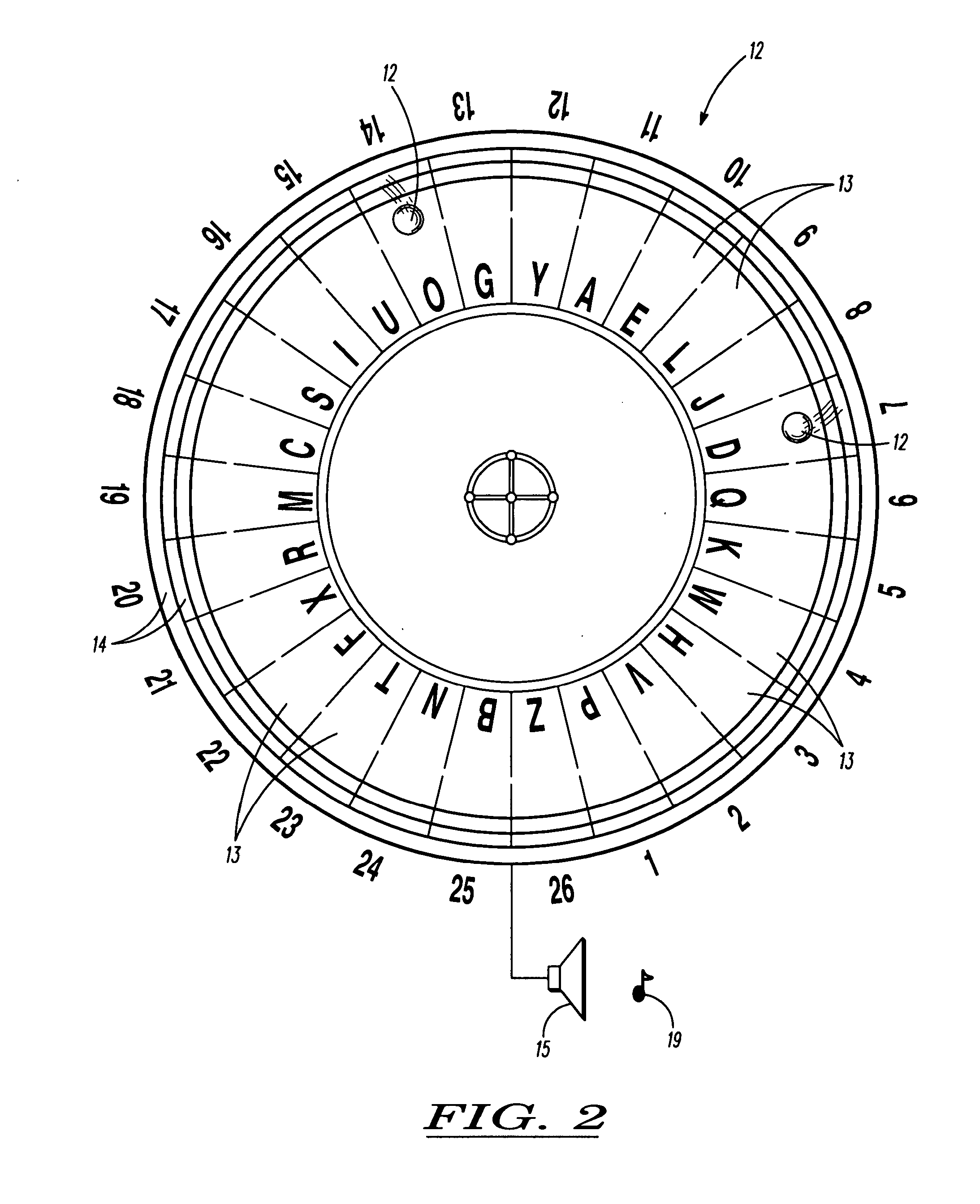 Syllabic roulette game with solmization, and method