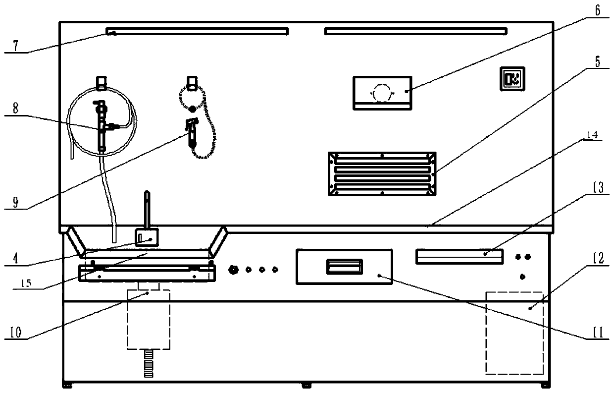 Cadaver anti-corrosion treatment table and use method thereof