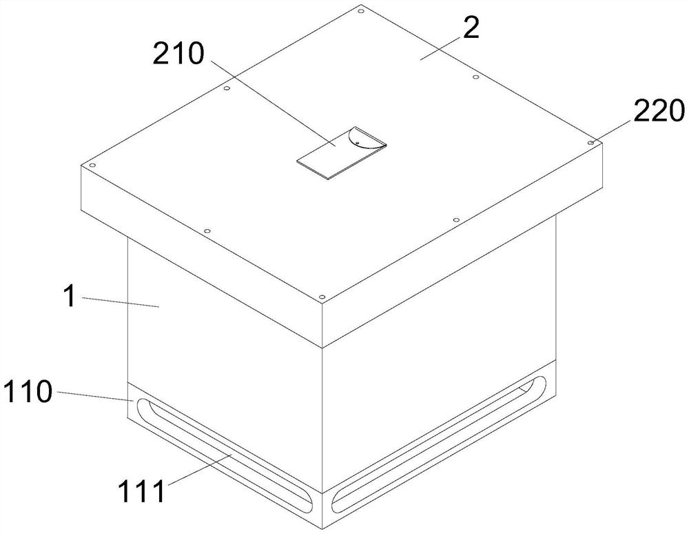 Waterproof high-toughness corrugated carton and production device thereof