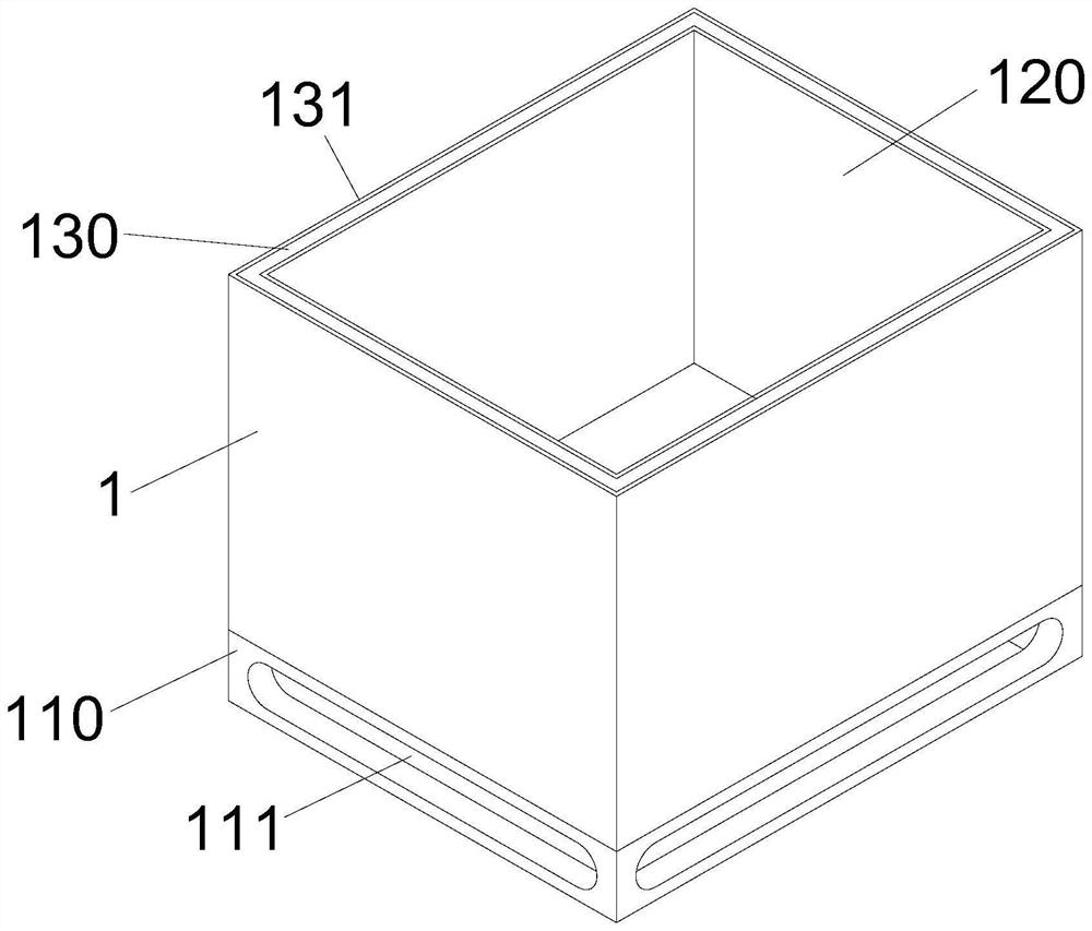 Waterproof high-toughness corrugated carton and production device thereof