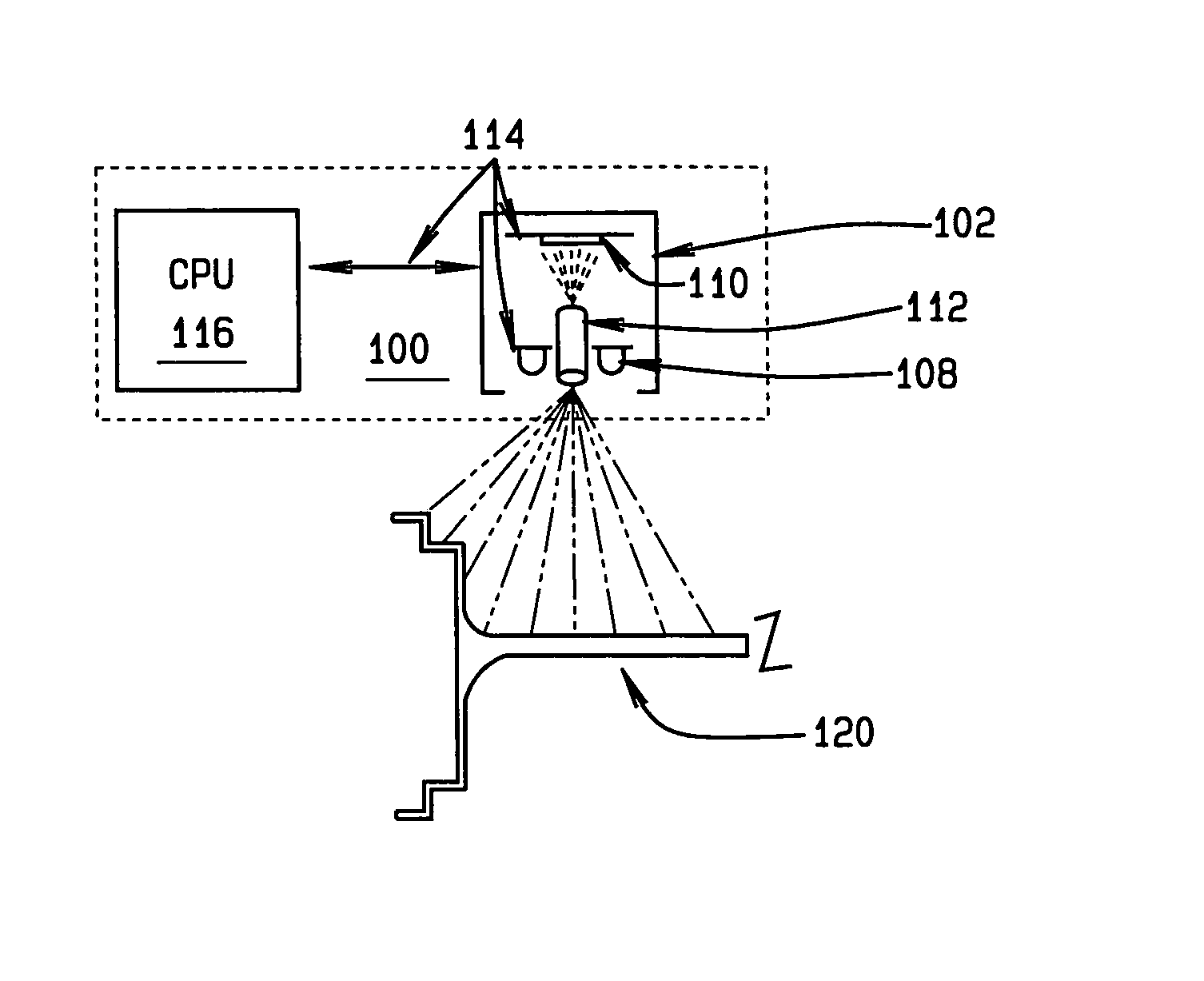 Method and apparatus for vehicle service system with imaging components