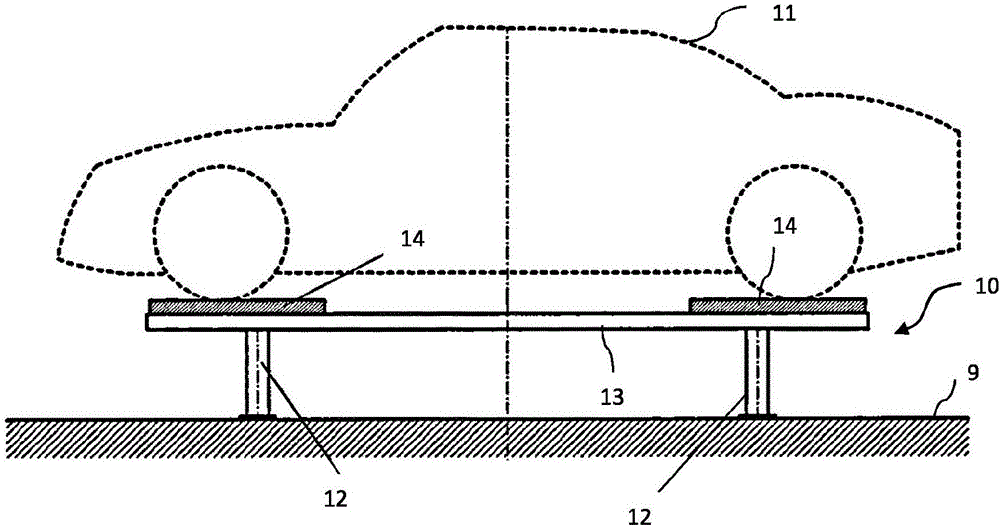 Automated parking system for vehicles