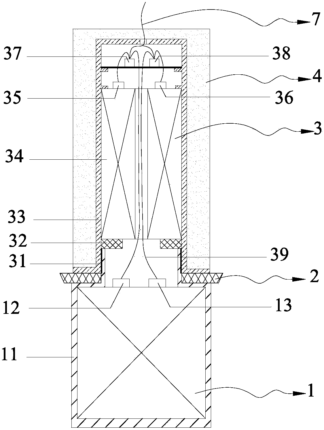Ore pillar long-term stability monitor and installation method thereof