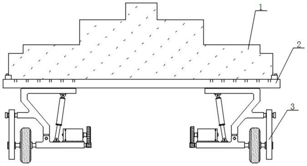 High-precision open robot moving carrier and high-precision moving method thereof