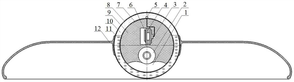 Throwing type radiation detector