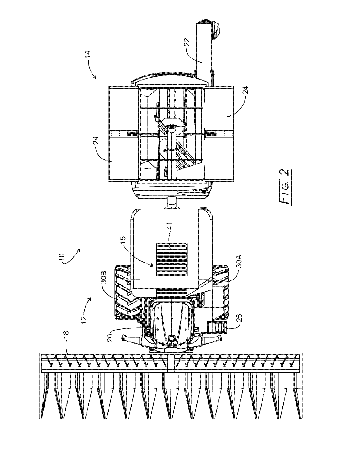 Airflow for an Agricultural Harvesting Combine