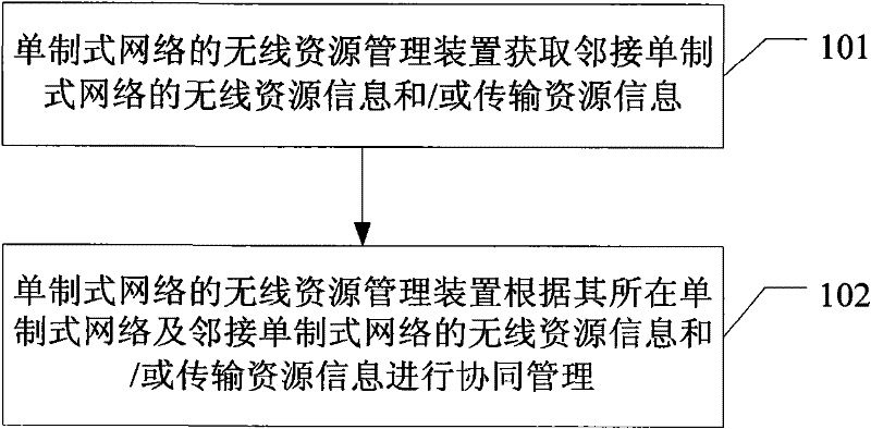 Wireless resource management method of multi-system networking and apparatus thereof, and multi-system network