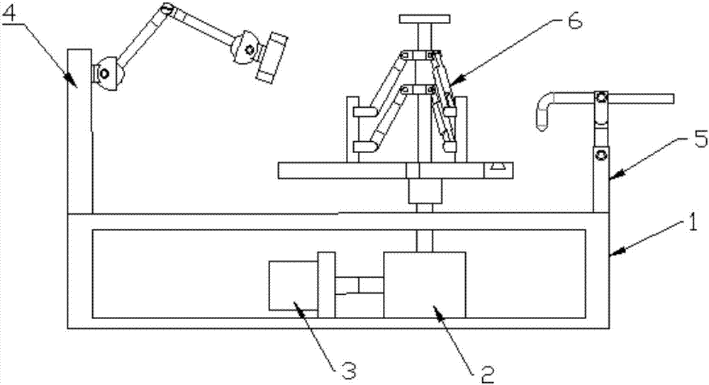 Rear axle gear matching mark photographing system