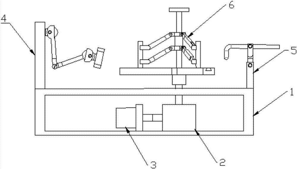 Rear axle gear matching mark photographing system