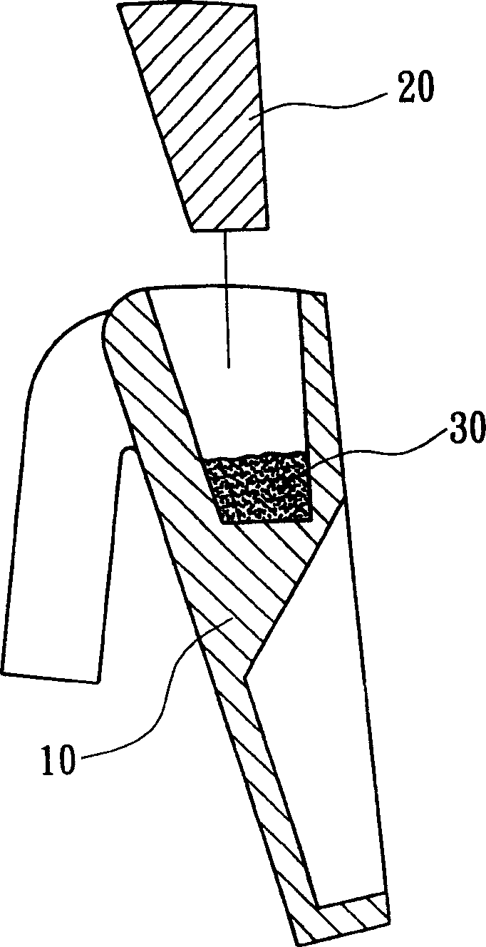 Fabricating method for combining head of golf ball rod by infrared ray heating