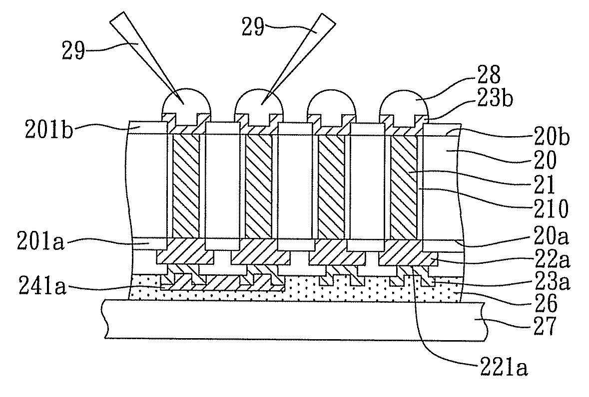 Interposer and electrical testing method thereof