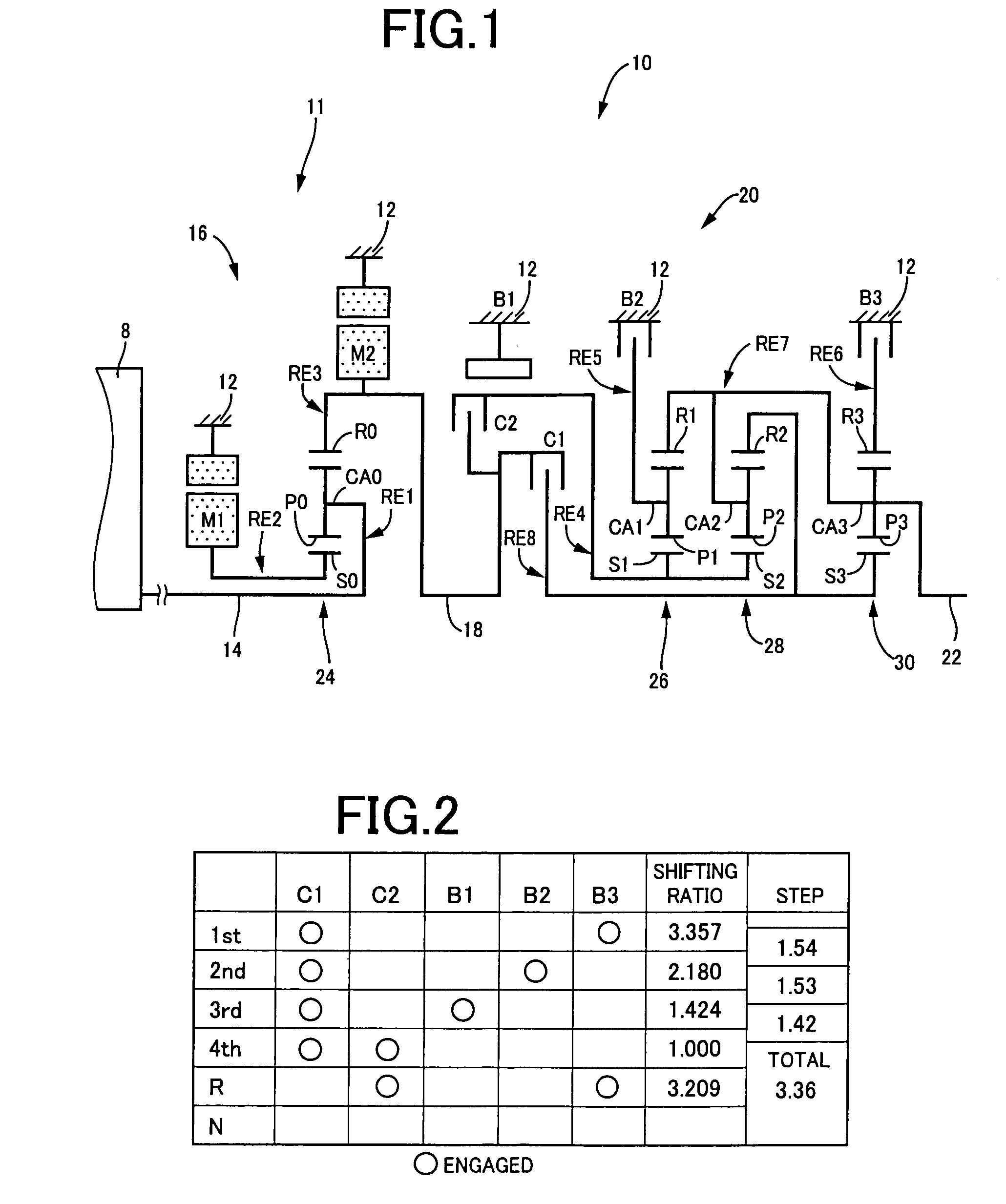 Engine start-up device for hybrid vehicle power transmitting device