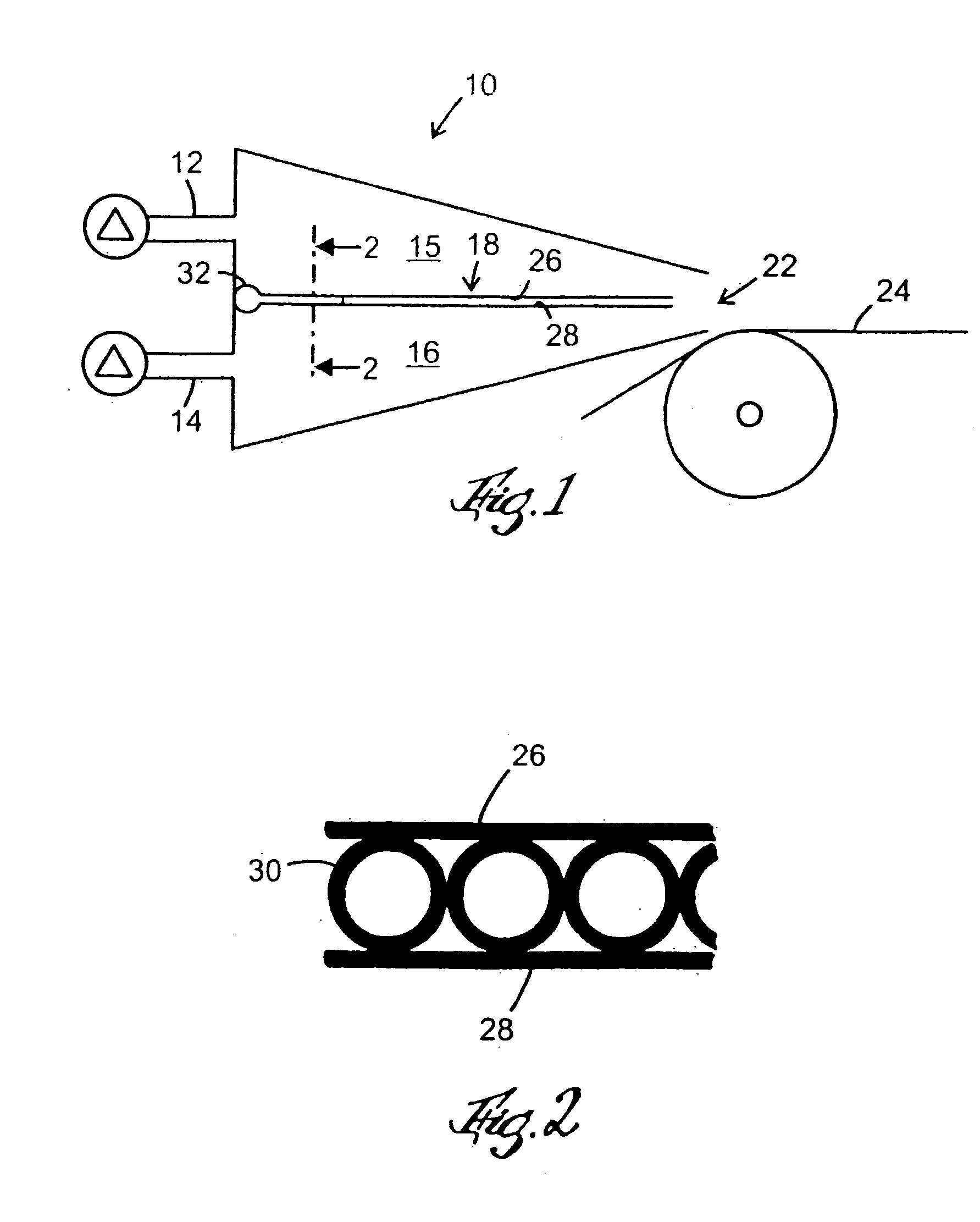 Method of forming a fibrous web and machine therefor