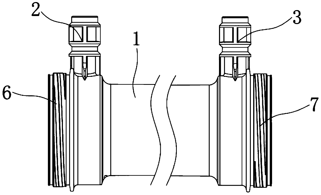 Hollow fiber hemodialyzer