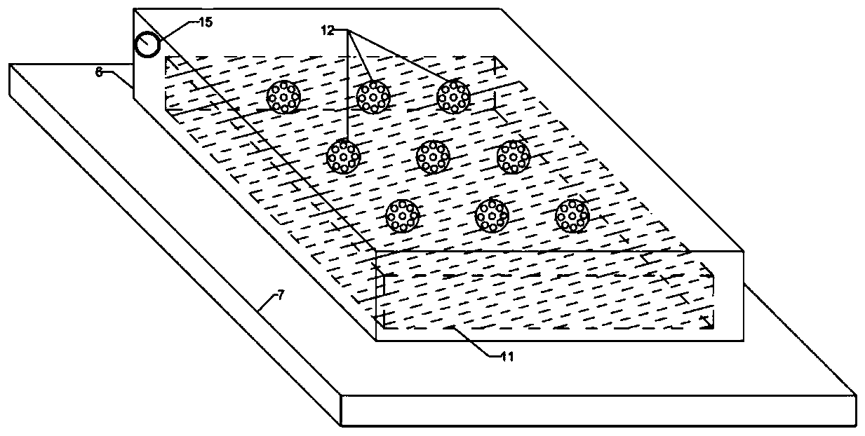 A cooling device and method for electronic components based on the Knudsen effect