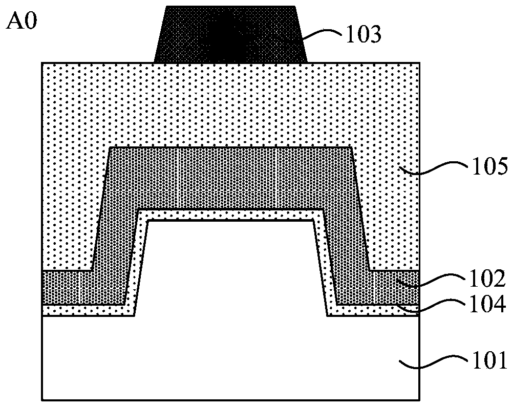 Transistor structure adopting embedded bit line and manufacturing method of transistor structure